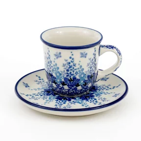 Filiżanka i spodek espresso B10 0,06l <br> 3277X Kwiat ostróżki
